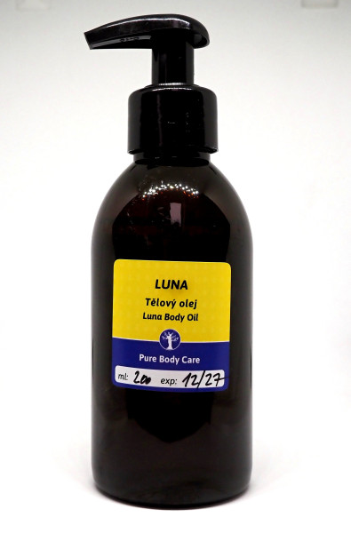LUNA - pečující a masážní tělový olej 200 ml (1)