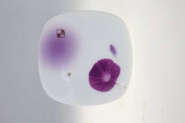 Japonský porcelánový držák na vonné tyčinky - Třešňový květ (3)