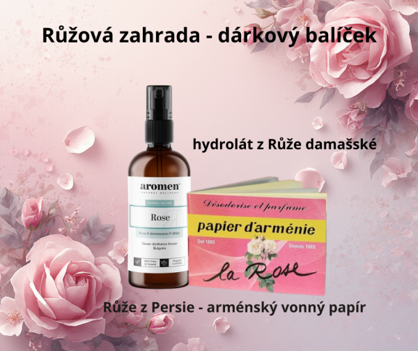 Růžová zahrada - dárkový balíček. (2)