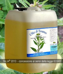 SEZAMOVÝ OLEJ 5000 ml (lisovaný za studena)