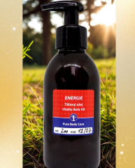 Energie - pečující a masážní tělový olej 200 ml