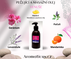 VENUŠE - pečující a masážní tělový olej 200 ml (2)