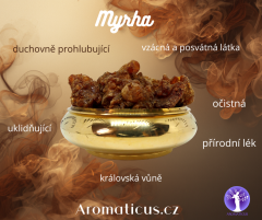 MYRHA - SLZY ČISTÉ MYRHY ČERVENÉ (Commimphora myrrha)