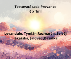 Testovací sada PROVANCE 6x1ml (100% éterické oleje)