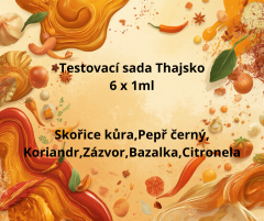 Testovací sada THAJSKO 6x1ml (100% éterické oleje)